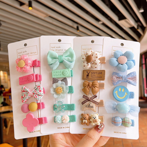 Children's hair clips, baby hair clips that do not hurt hair, small hair clips, little girls' hair clips, hair accessories, infant clips, hair accessories batch