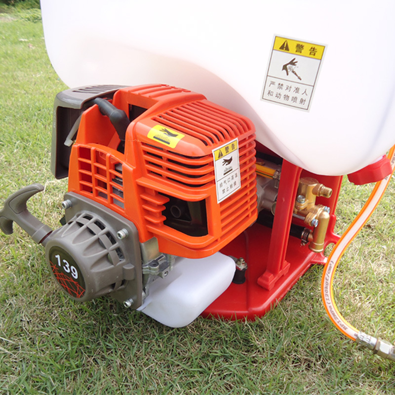 máquina de pulverización tipo mochila pequeña pulverización de alta presión doméstica de gasolina de cuatro tiempos máquina de pulverización de cultivos de huerto de jardín