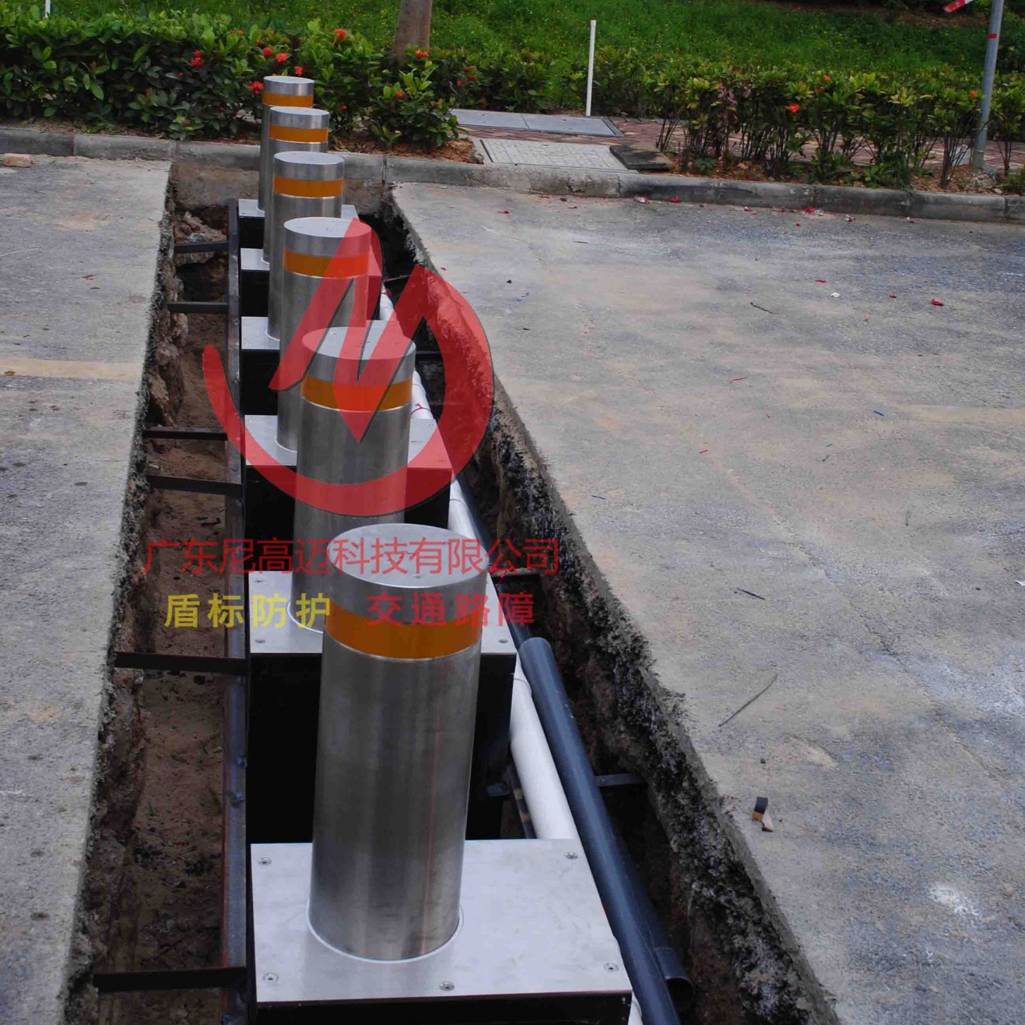 不锈钢路桩 液压升降路桩 自动升降路桩城市道路管理不锈钢路桩