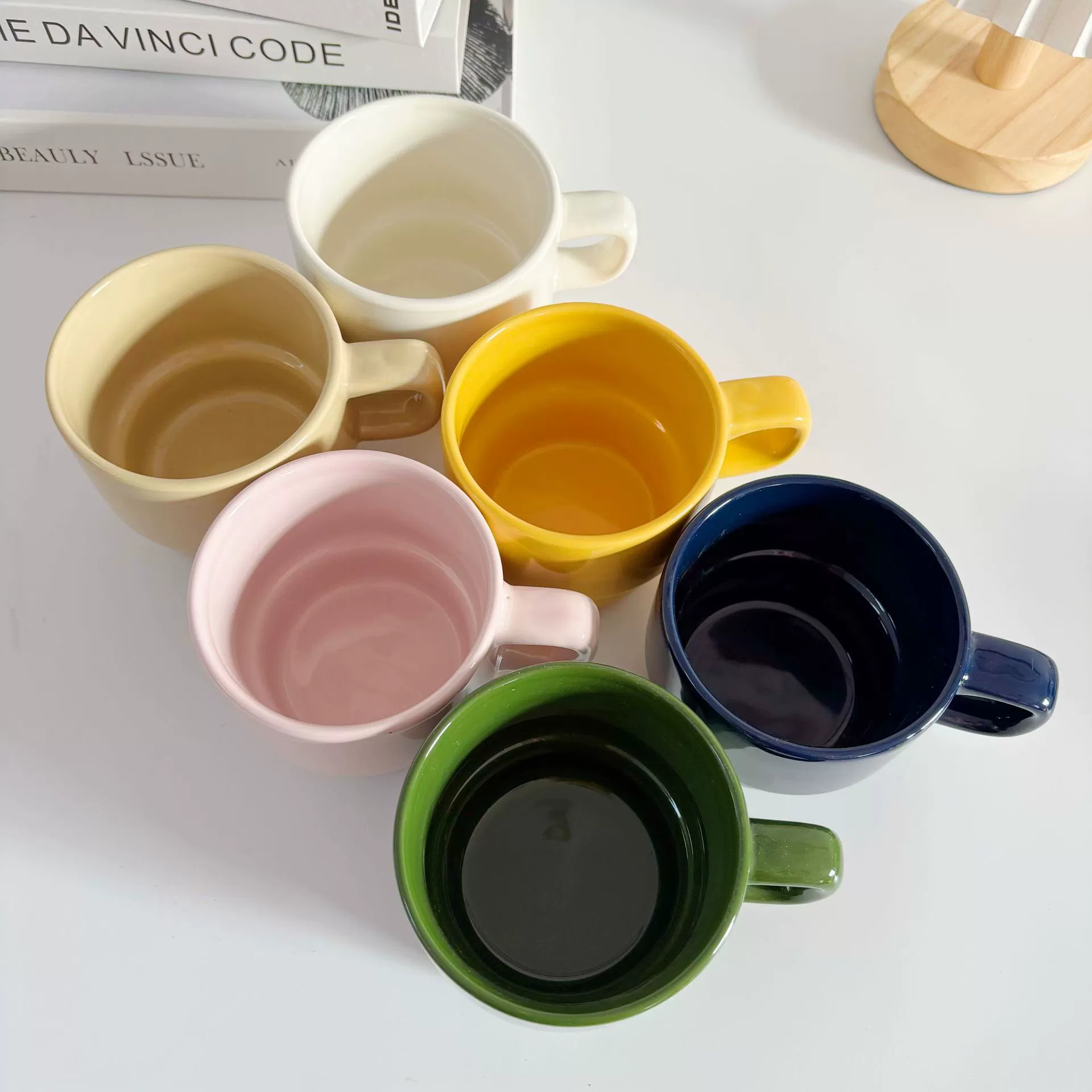 Ins style high-looking stacking cup Luo stacking cup ceramic cup milk cup water cup
