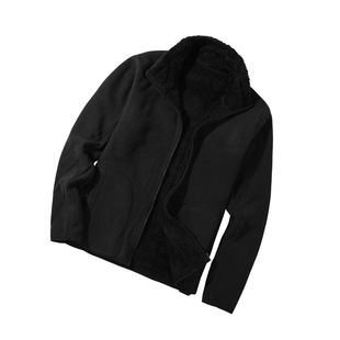 Explosions Group Buying Coral Fleece Double-sided Wear Couple Fleece Clothes Men's Autumn and Winter Thickened Fleece Top Women's Sweatshirt Coat
