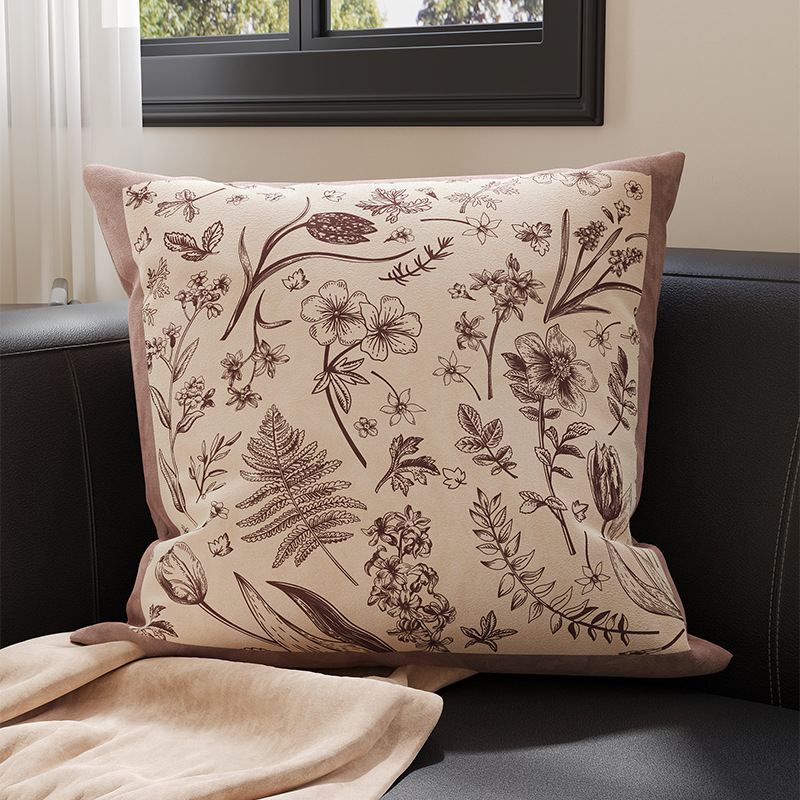 家庭用のシンプルなソファの抱き枕カバーは芯を含まないです。