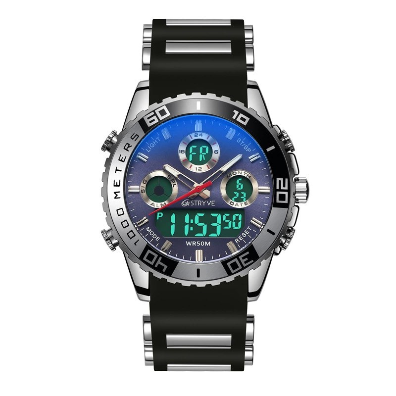 Смарт-часы STRYVE Digital, спортивные стиль мужские часы
