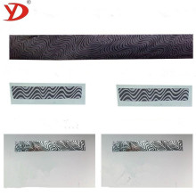 厂家直销镭射波纹刮刮烫金纸 水转印膜 纸膜两用PET烫金纸可定 制