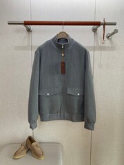 LP男士Loro高端 纯棉夹克外套 特殊工艺处理软而不塌糯却有筋骨lp