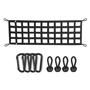 Pickup truck cargo net tailgate net trunk blocking net fixed in-car luggage blocking net