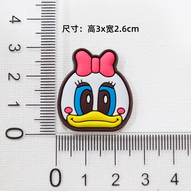 大小ミッキーミニーミッキーマウス DIY 漫画装飾アクセサリー携帯電話ケースパッチ下駄スリッパバックルステッカー|undefined