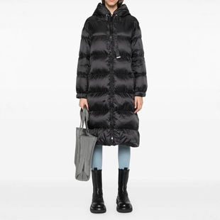 M * X M **a2024 fall/winter new classic warm drawstring hooded long down coat (original)