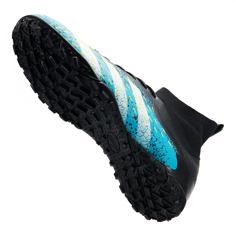 2022 transfronterizo más el tamaño Nuevo FGTF transpirable de los hombres de alta superior de uñas largas y cortas zapatos de fútbol zapatos de entrenamiento de hierba zapatos de fútbol