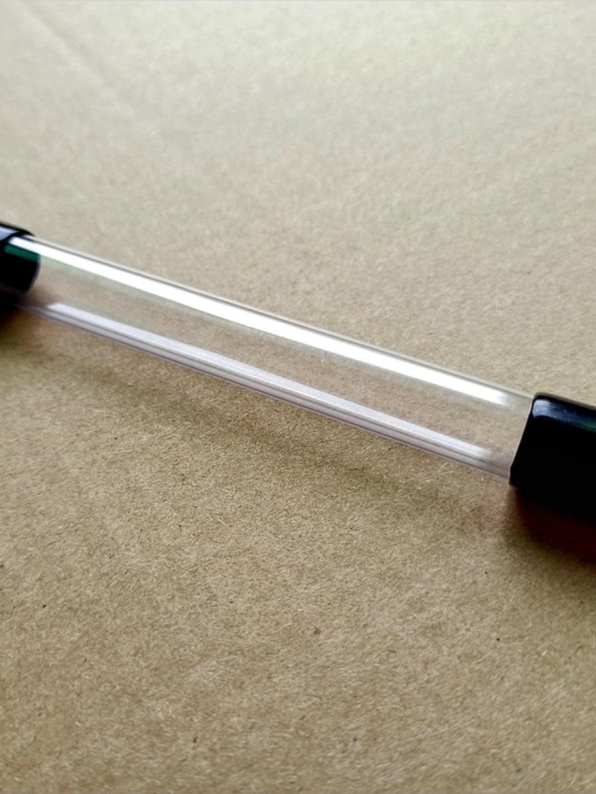 供应透明管硬管PVC管子管材产品包装管外径13mm内径12mm带防尘帽