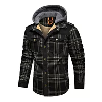 Jacket, Japanese‑style cotton, increased thickness, hooded casual, sizes XS–XXXXL