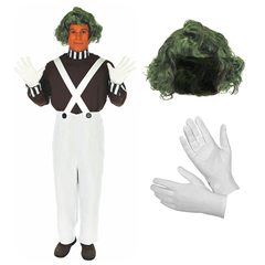 Halloween costume Charlie and the Chocolate Factory Chocolate soldier Clown series costume for men