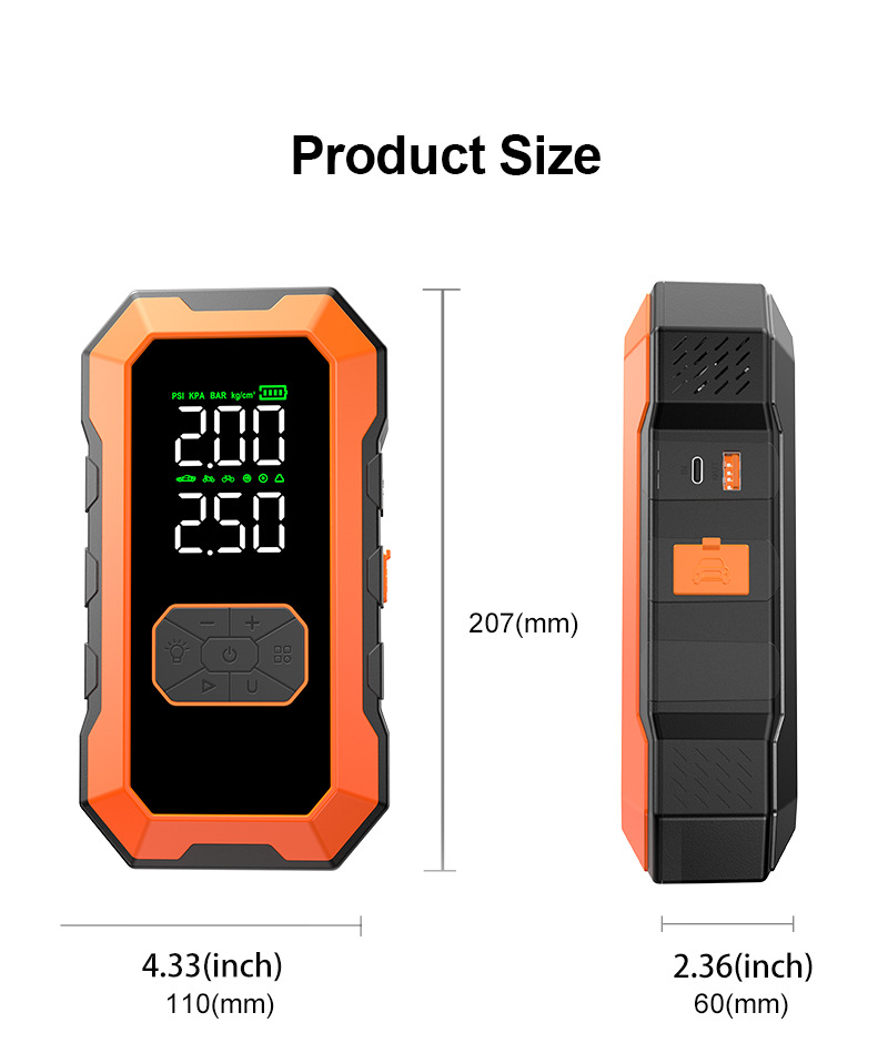 [N5] Cross-Border Jump Starter, Car Electrical Appliance, Car Emergency Power Supply, Jump-Starting, Inflating, Multi-Functional
