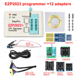 EZP2023+ high -speed SPI Flash programmer 24/25/93 BIOS 25T80 burning records