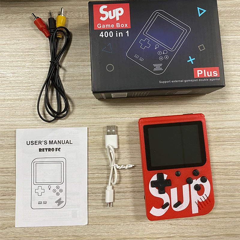 Classic retro handheld small game console for double, new collection, nostalgia