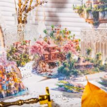 RetroStoryPET岛屿贴纸包轻复古手账diy素材个性化装饰ins风贴纸