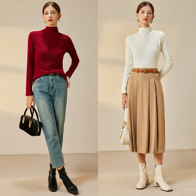 Классический BI для ухода за кожей кашемир белковый полувысокий воротник