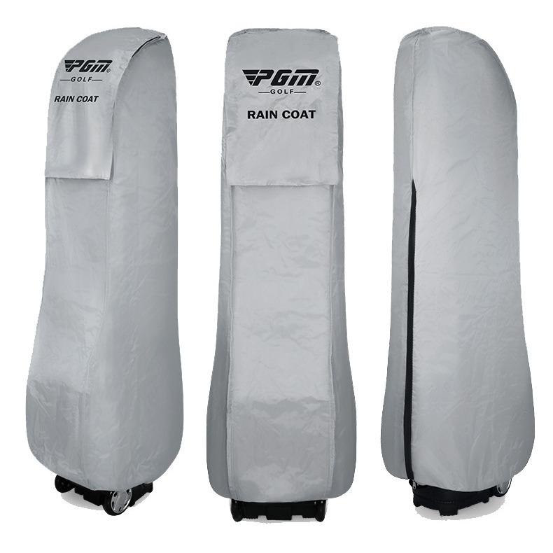Bao chống mưa túi golf PGM chống bụi chống nắng kích thước 128x48x20 cm — Màu xám, Màu đen