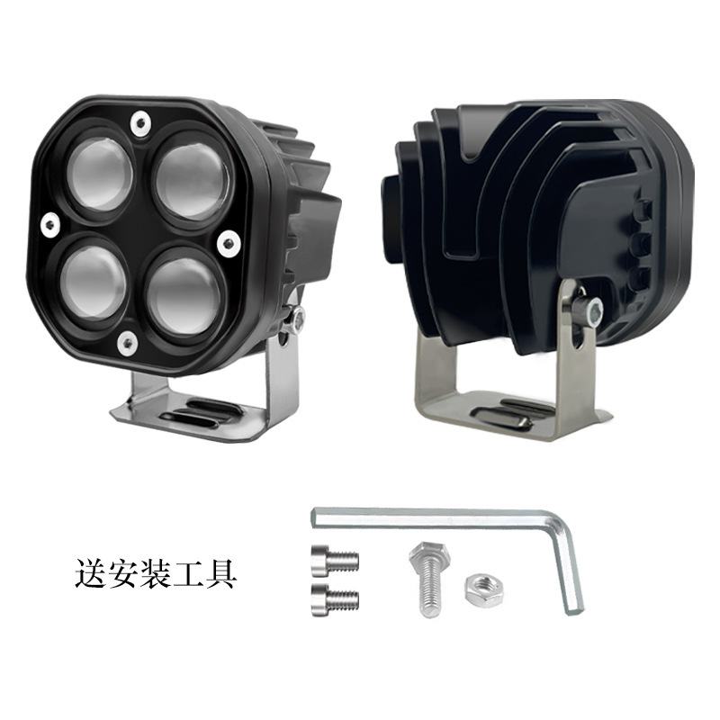 22W Hot Hot Hot Auto Foil Motorcycle LED Spotlight Spotlight Auto eléctrico Spotlight auxiliar externa