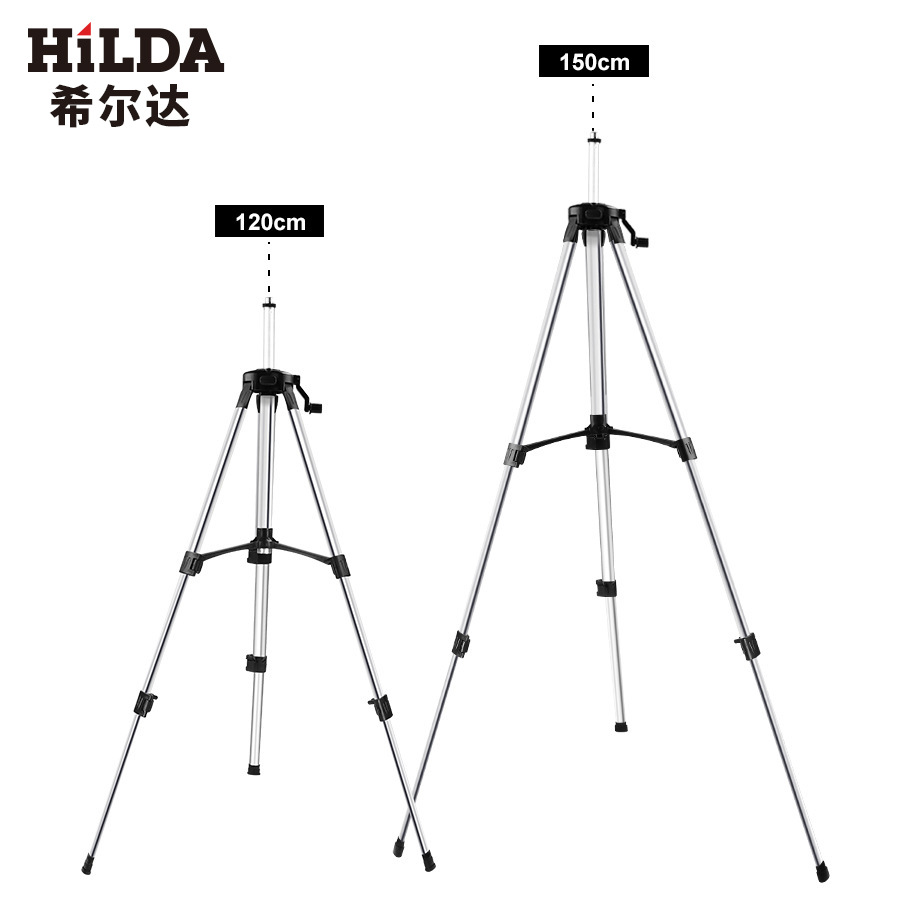 Soporte de Nivel Hilda/HILDA, Trípode Telescópico, Soporte Fijo, Venta Directa de Fábrica