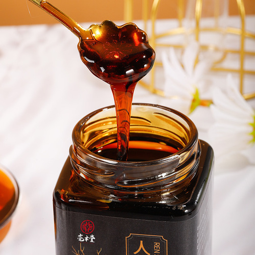Ginseng Deer Tendon Paste, Male Ginseng, Goji Berry, Yellow Jingyi Oyster Eight Treasure Paste, 300g Bottle, Ready-to-Eat Mulberry Paste