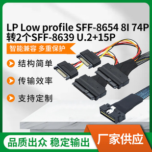SAS4.0 SFF 8654 8I (74P) ���pU.2SFF8639SATA15P���ٔ����B�Ӿ�