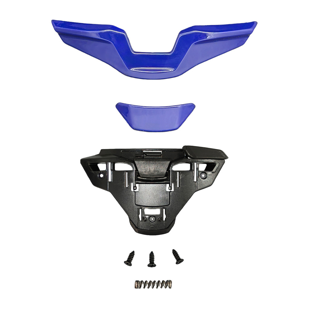 Helmet Accessories Compatible with X15 Wind Window Nozzle, Wind Window Base, Helmet Accessories, Tail Wing, Chin Strap Accessories, Complete Set