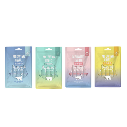 Yihe Cat Snacks Meow and Cat Strips Liquid Cat Snacks Nutrient Fattening Cat Hair Wet Food Pack Blue Cat Mixed Cat Food