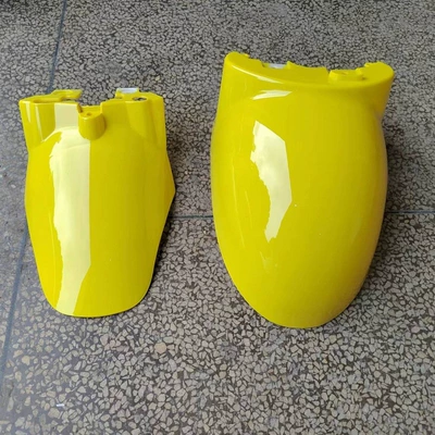 Electric vehicle fender parts, water-blocking panel, painted front mudguard - lemon-yellow-little-turtle-king-front-mudguard
