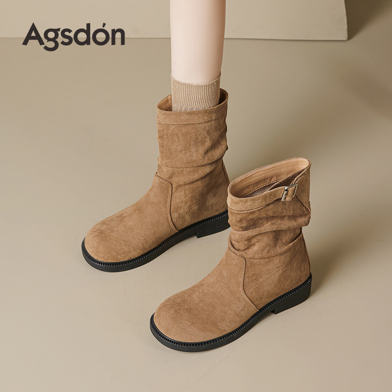 Antiguo león Dengmeillard Martin botas para mujeres 2026 nuevo otoño botas de pila retro botas de estilo de tierra botas de moda