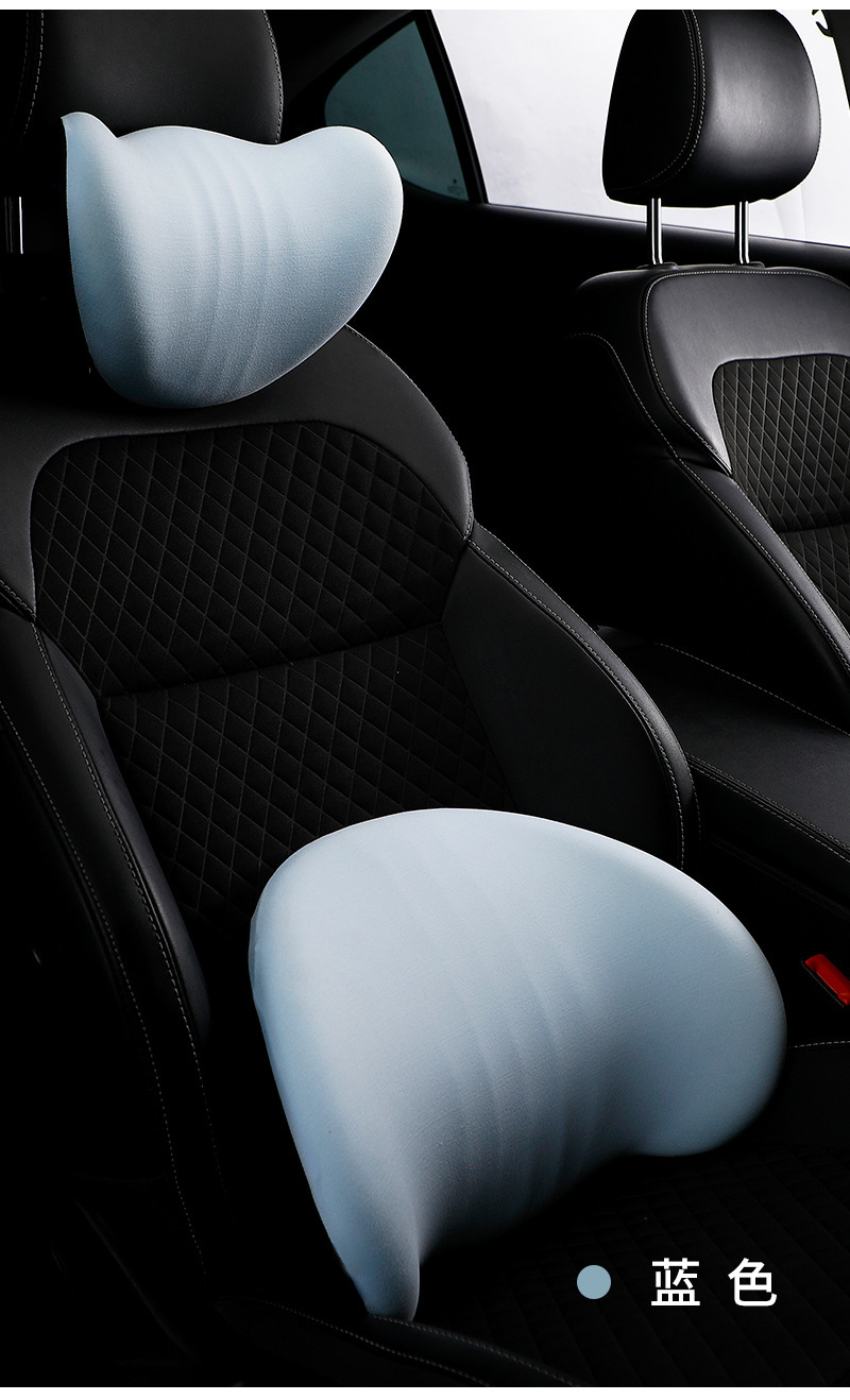 Car Driver's Seat Lumbar Support Pillow Memory Foam Car Backrest Cushion Slow Rebound Coccyx Pressure Relief Support Lumbar Support