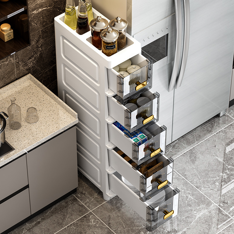 Home Dust-proof Storage Rack Thickened Storage Cabinet Living Room Baby Toy Snack Multi-layer Cabinet Clothes Storage Cabinet