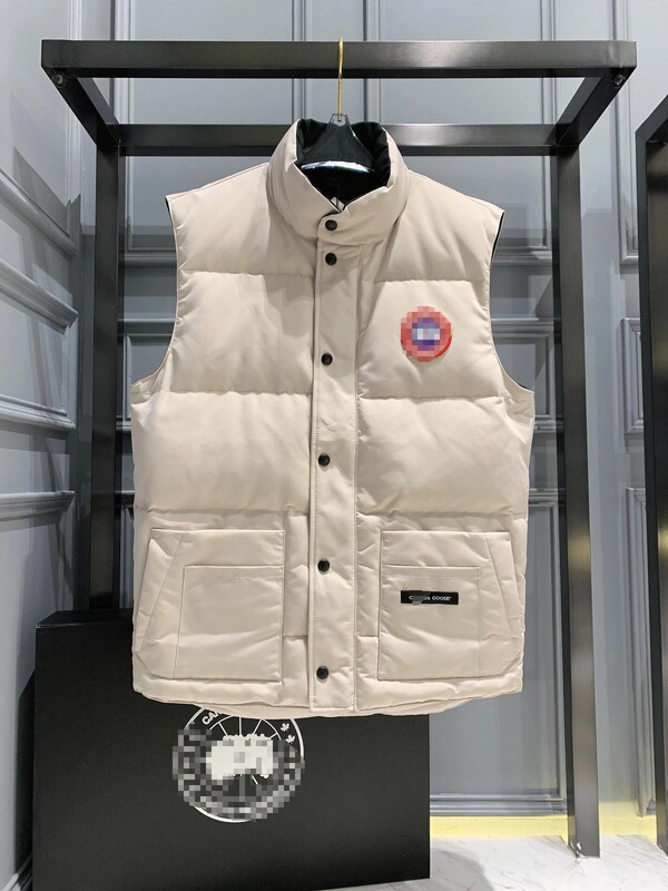 秋冬24FW グースファミリー 綿入りベスト 暖かいスタンドカラー 厚手 男女兼用 ゆったりベスト 厚手保温|undefined