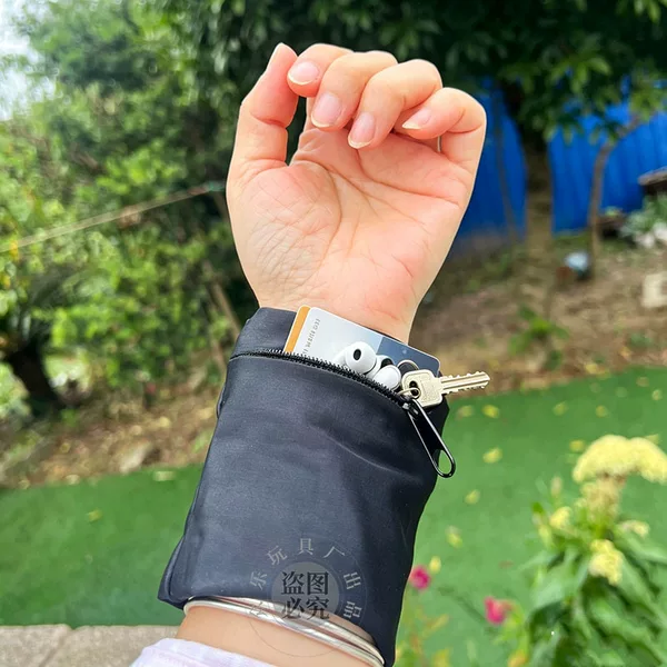 Outdoor running wristband, sports wrist pouch, arm sleeve, fitness cycling wallet, wrist pouch, storage bag