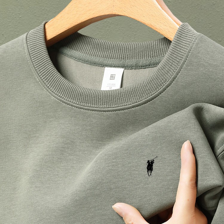 [Ole Brand Discount] Paul Long Sleeve Sweatshirt Men's Cotton Spring and Autumn New Easiest for Match Bottoming Round Neck T-Shirt