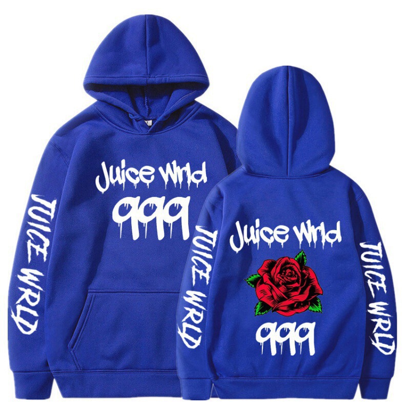 Foreign Trade Juice Wrld 999 Printed Fashion Hoodie for Men and Women, Autumn and Winter Fleece-Lined Japanese David Sweatshirt Foreign Trade Juice Wrld 999 Printed Fashion Hoodie for Men and Women, Autumn and Winter Fleece-Lined Japanese David Sweatshirt