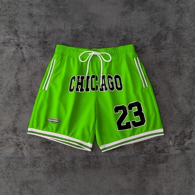 2026 New Cross-Border Foreign Trade Model Chicago No. 23 Sports Loose Shorts for Men and Women Casual Basketball Shorts 2026 New Cross-Border Foreign Trade Model Chicago No. 23 Sports Loose Shorts for Men and Women Casual Basketball Shorts