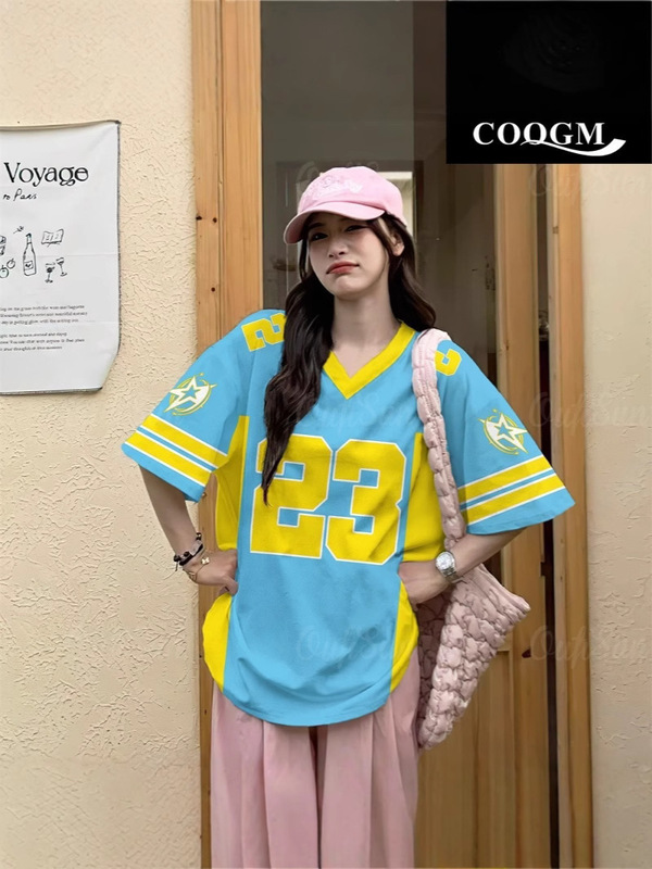 半袖TシャツVネック夏の新デザイン|undefined