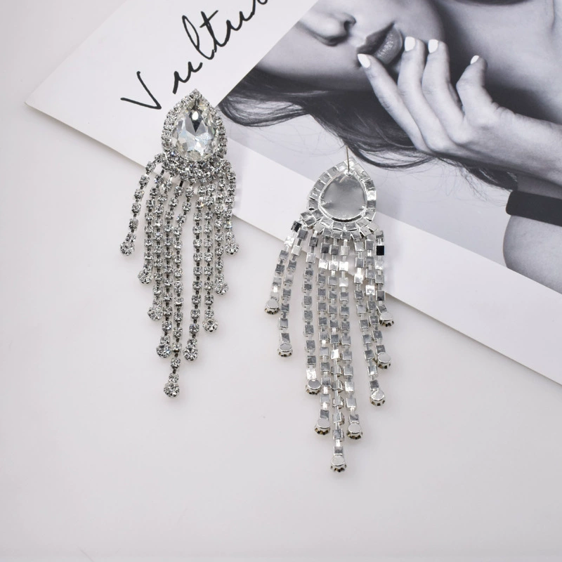 Earrings, silver needle, accessory, European style, internet celebrity