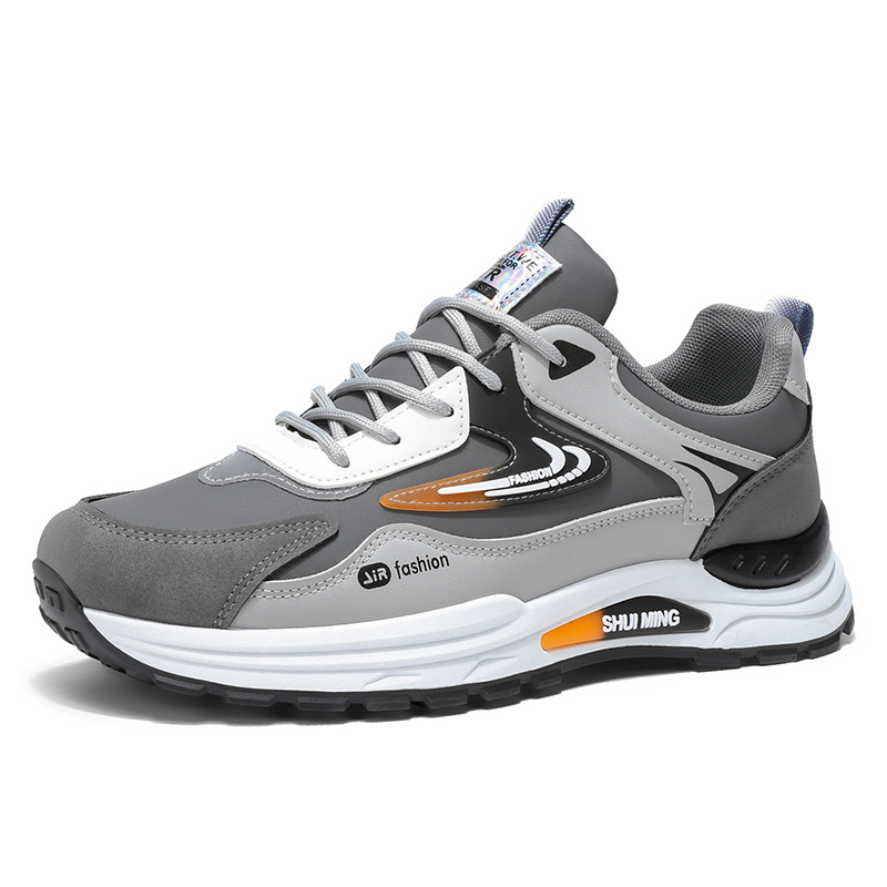 Zapatos de hombre primavera nuevo cuero impermeable zapatos deportivos antideslizantes anti-desgaste hombre moda multifuncional antiodor zapatos casuales suaves