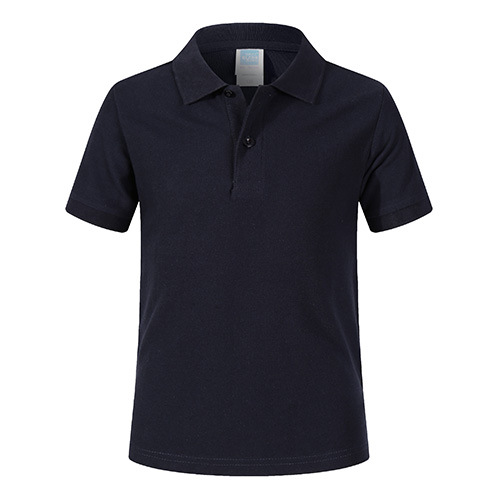 Guangzhou Cang Summer suelta color sólido rey 220g polo de manga corta de algodón puro ropa de trabajo personalizada para padres e hijos para hombres