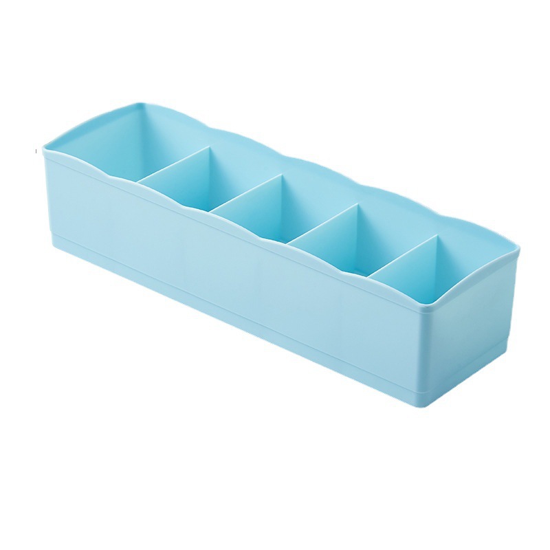 Organizador de ropa interior 3 en 1, compartimentos para calcetines y ropa, plástico durable