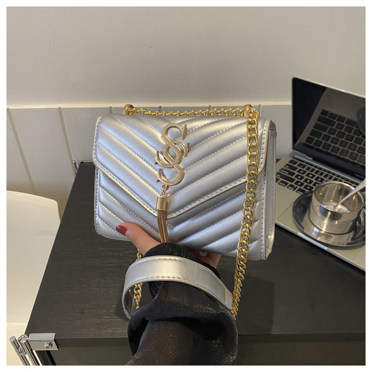 Damen Handtasche Im Western Stil Mit Kette Und Umhängefunktion_voghion.com