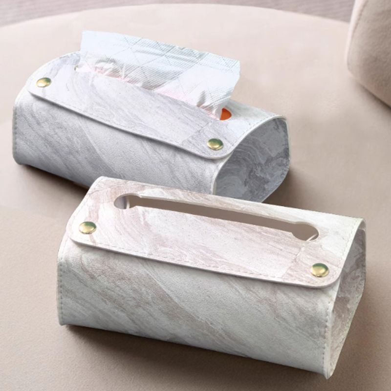 2025新款北欧简约客厅皮革纸巾盒创意轻奢风玄关抽纸盒家居纸巾套