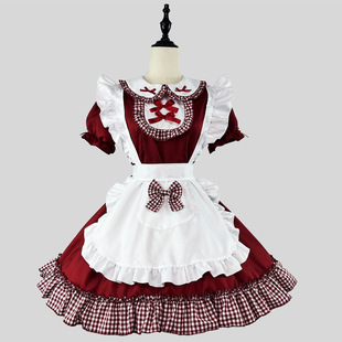 Original Christmas sweet dress Lolita little Lolita maid costume COS performance costume maid costume
