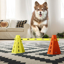 六角标志桶犬敏捷训练器材狗跳杆跨栏障碍练习设备宠物用品训狗器