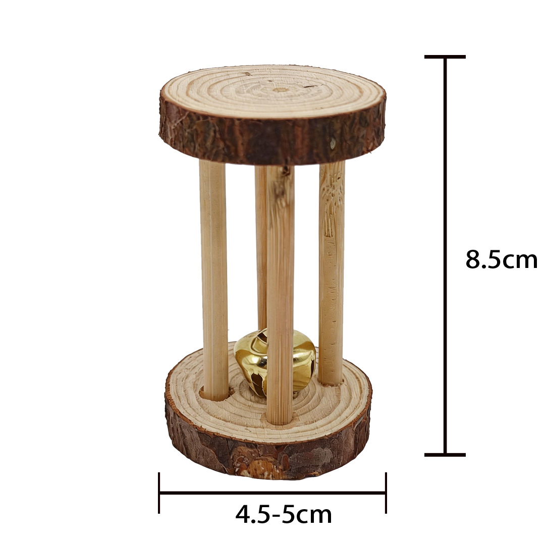 Amazon fábrica al por mayor de madera molar hamster molar juguete cerdo holandés conejo accesorios de juego suministros para mascotas