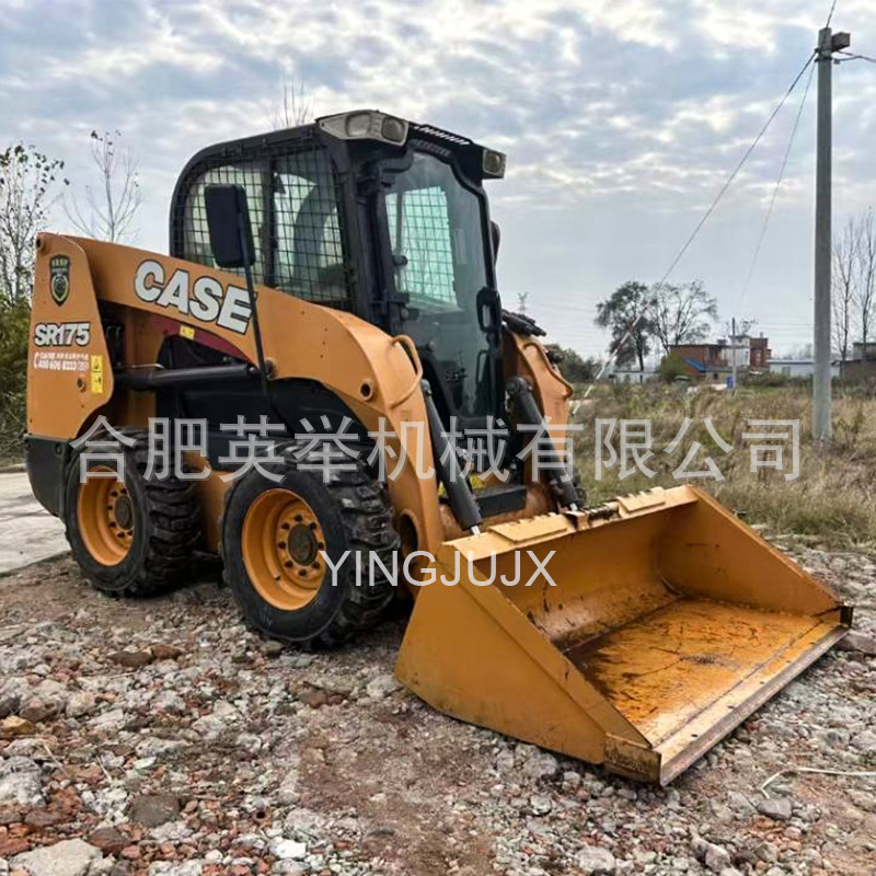 Cascase noventa por ciento nuevo cargador pequeño SR175 para ingeniería agrícola de neumáticos transfronterizos image 5