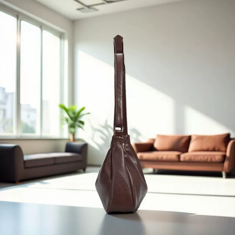 One-Shoulder Bag, Polyurethane with Genuine Leather Trim, Capacious Design, Multiple Colors