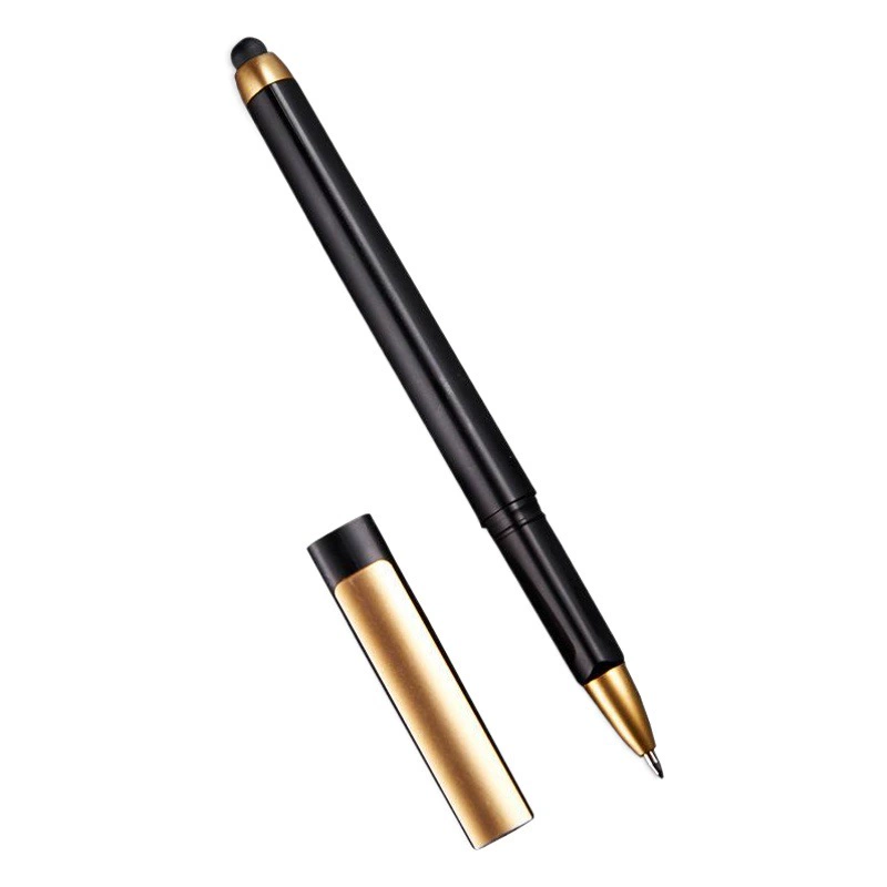 Сенсорный экран нейтральная ручка для мобильного телефона планшет стилус емкостный ручка для подписи двойного назначения ручка для подписи рекламная печать надписей логотип